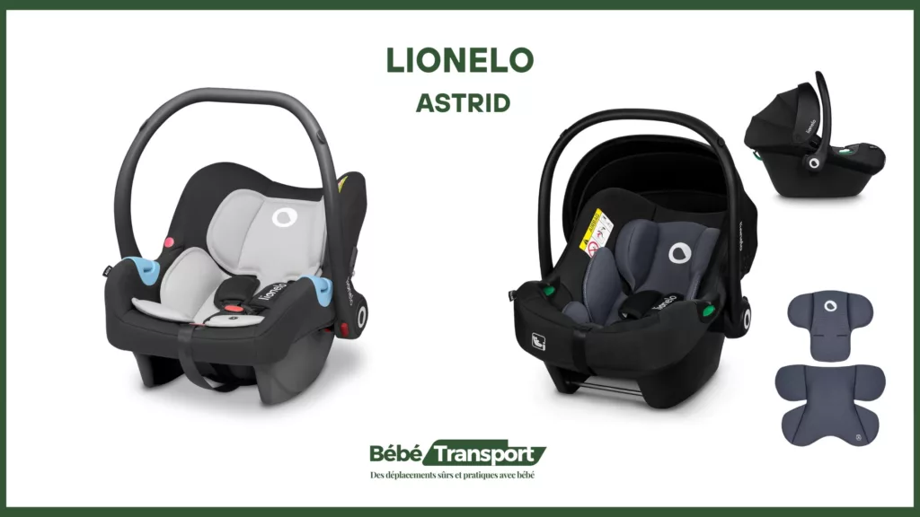 LIONELO ASTRID i-Size Siège Auto Bébé 40-87 cm, Groupe 0+ BebeTransport