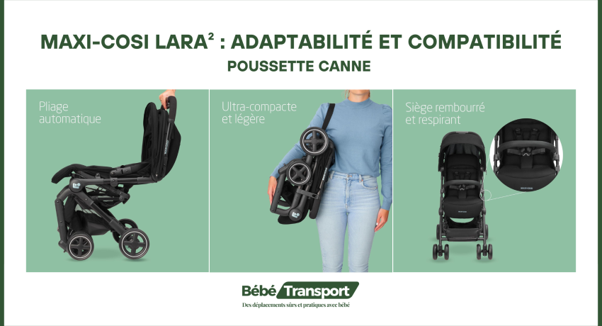 La Maxi-Cosi Lara² Poussette canne idéale. Test complet. Avis, comparatif et conseils d'achat.